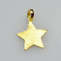 Star Pendant 25mm / 1 piece / gold