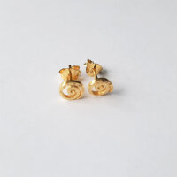Stud Earrings 11mm / 1 pair / gold