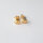 Ohrstecker Schnecke 11mm / 1 Paar / gold