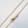 Ball Chain standard 1,5mm / 40cm / 1 piece / gold