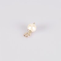 Süsswasserperle 12mm / 1 Stück / gold