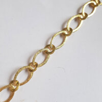 Silberkette 16 x 11mm / 1cm / gold