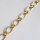 Silberkette 16 x 11mm / 1cm / gold