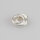 Bead, Wrapped 20mm / 1 piece / silver