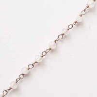 Silberkette mit Mondstein 3mm / 1cm / gold