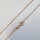 Silver ball Chain, faceted, rose 60cm / 1,0mm / 1 piece / rosé