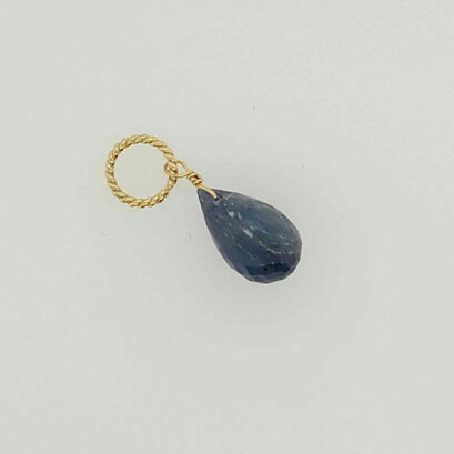 Semi Precious Gemstone drop  Topas / 5g / approx. 12 pieces / gold