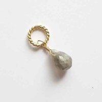 Semi Precious Gemstone drop  Topas / 5g / approx. 12 pieces / gold