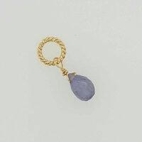 Semi Precious Gemstone drop  Topas / 5g / approx. 12 pieces / gold