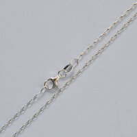 Silberkette, diamantiert 60cm / 1 Stück / silber