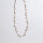Silberkette mit Perlchen 42+3cm / Amazonit / gold