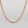 Silver Necklace, rose 60cm / 1,9mm / 1 piece / rosé