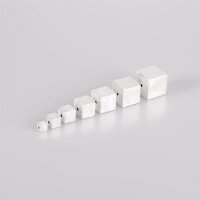 Würfel 18mm / 1 Stück / silber