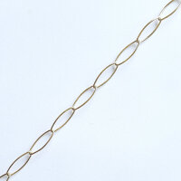 Silver Chain 13 x 5mm / 1cm / gold