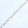 Silberkette 13 x 5mm / 1cm / gold