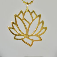 Lilie 15mm / 1 Stück / gold