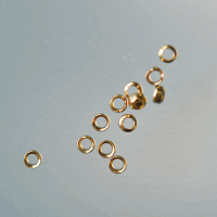 Quetschperlen 2,0mm / 10g / ca. 100 Stück / silber