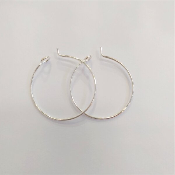 Creole 20mm / 10g / approx. 27 pieces / silver