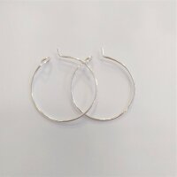 Creole 20mm / 10g / ca. 26 Stück / silber