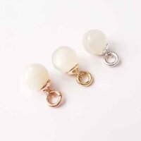Creamy Moonstone 8mm / 1 piece / rose