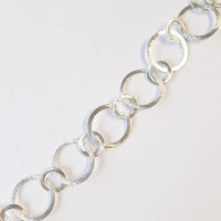 Silberkette 17mm und 24mm / 1cm / silber