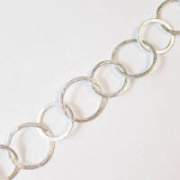 Silberkette 17mm und 24mm / 1cm / silber