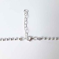 Bracelet 4mm / 17+3cm / 1 piece / gold