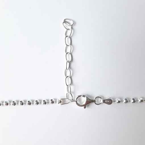 Gallay Silberkette 2mm Singapurkette Diamantiert Silber 925 50cm (1-tlg