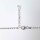 Diamond cut chain 3mm / 42+5cm / 1 piece / gold