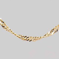 Kordelkette, 45cm / 1 Stück / gold