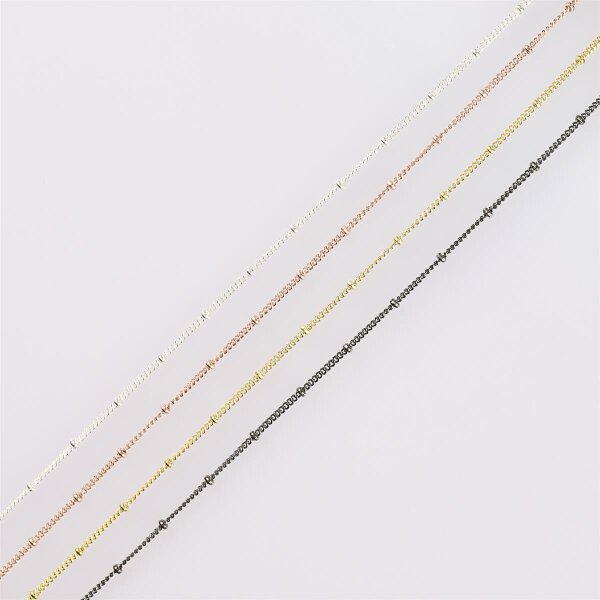 Silver Chain with Beads