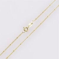 Silberkette mit Kugeln 42cm / 1 Stück / gold