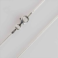 Schlangenkette 1,0mm, 50cm / 1 Stück / silber