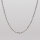 Anchor chain 0,8mm   38cm / 1 piece / silver