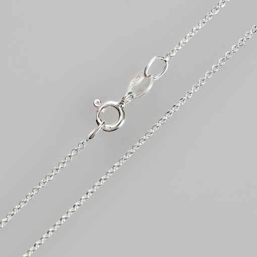 Ankerkette 0,8mm  42cm / 1 Stück / silber