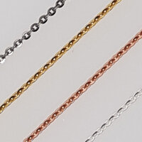 Ankerkette 0,8mm  42cm / 1 Stück / silber
