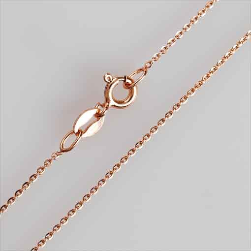 Ankerkette 0,8mm 45cm / 1 Stück / rose