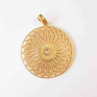 Mandala  20mm / 1 Stück / gold