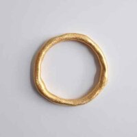 Bangle, gold plated Ø 8mm / 1 piece / gold