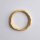 Bangle, gold plated Ø 8mm / 1 piece / gold