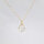 grüner Amethyst  7mm / 5 Stück / gold