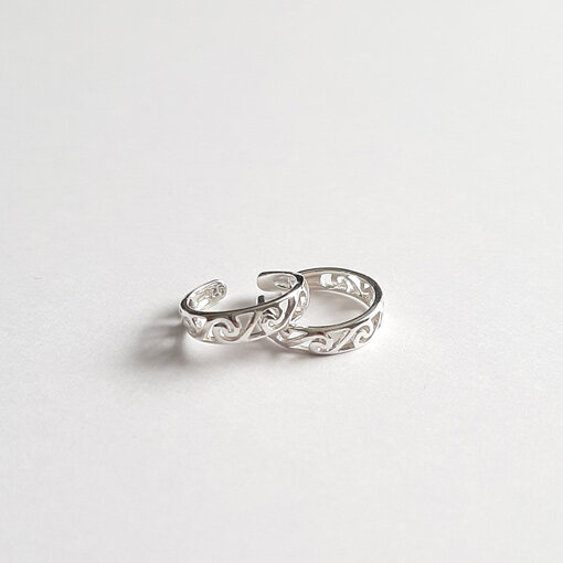 Earcuff 12mm / 1 pair / silver