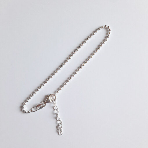 Armkettchen 1,5mm / 16+3cm / 3 Stück / silber