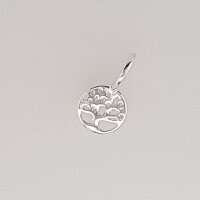 Tree of Life 10mm / 5 pieces / silver