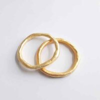 Bangle  8mm / 1 piece / gold matt