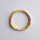 Bangle  8mm / 1 piece / gold matt