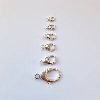 Lobster Clasp  7,9mm / 5g / approx 29 pieces / silver