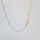 Schlangenkette 0,8mm / 42+5cm / 1 Stück / gold