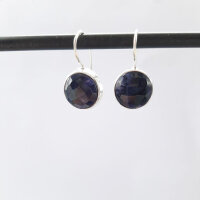 Halbedelstein Ohrhänger Lapis / 1 Paar / silber