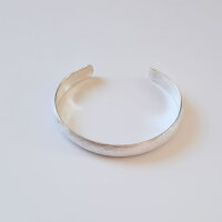 Armspange mattiert 13mm / 1 Stück / silber